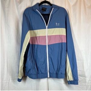 Barney Cools B quick 90s style inspired color block windbreaker track jacket